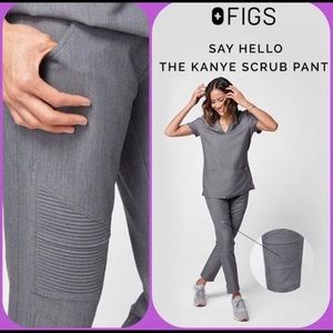 Figs Kanye scrub pants graphite xxs